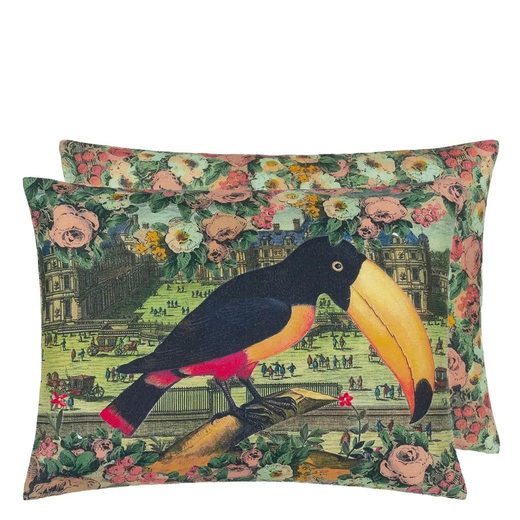 Toucan Floral - Sepia