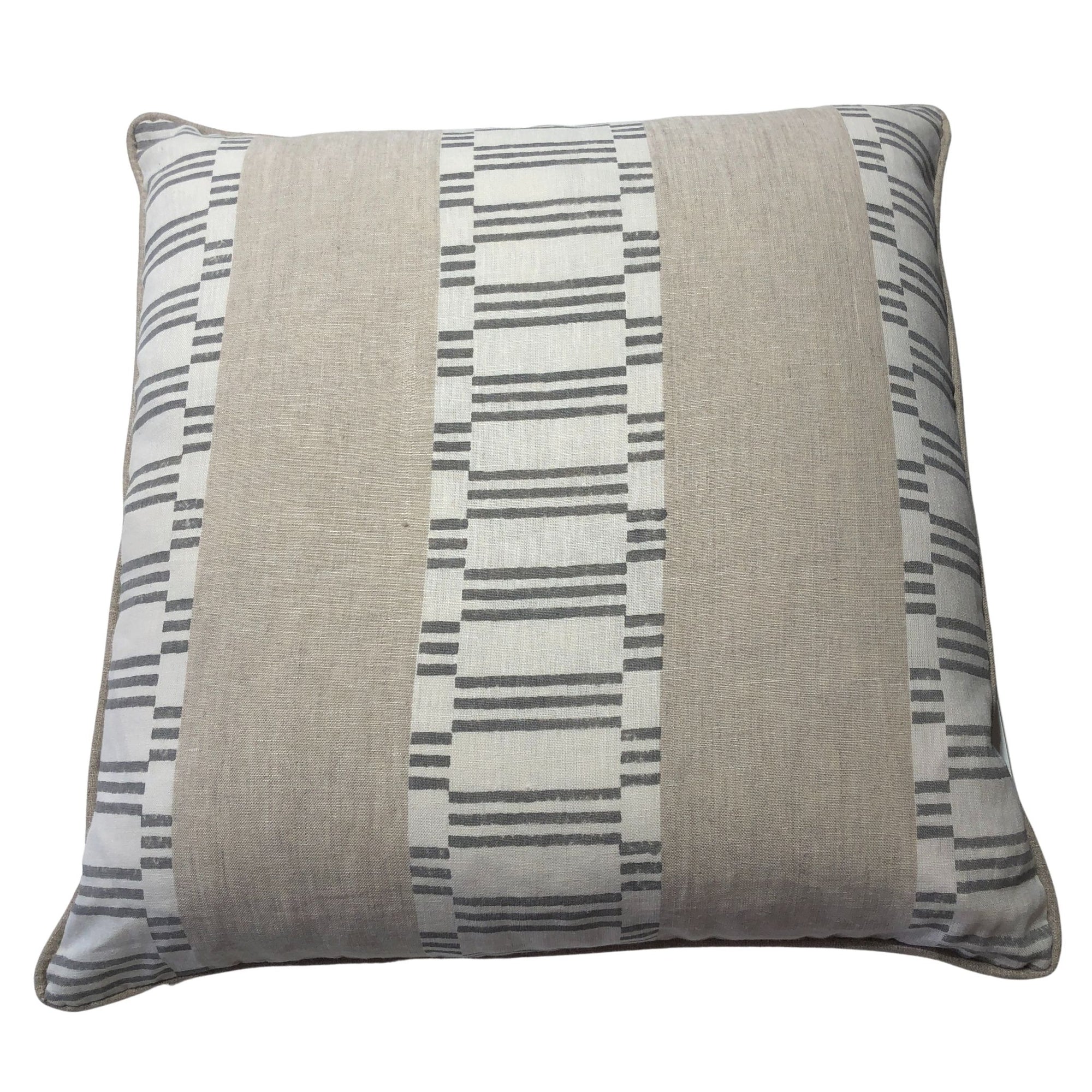 Stripe Pillow - Grey