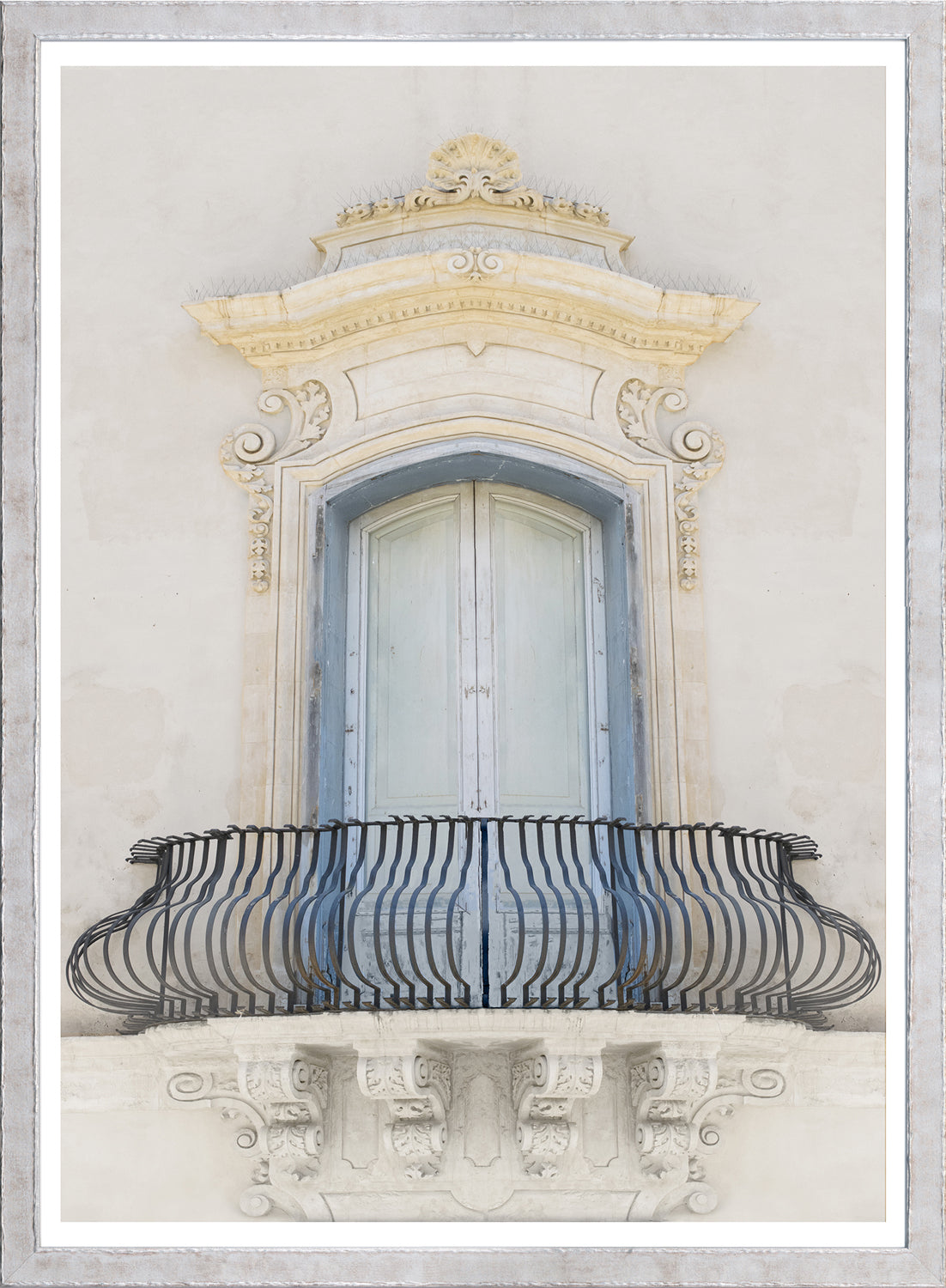 Pastel Revival Series XXI - Blue & Yellow Balcony