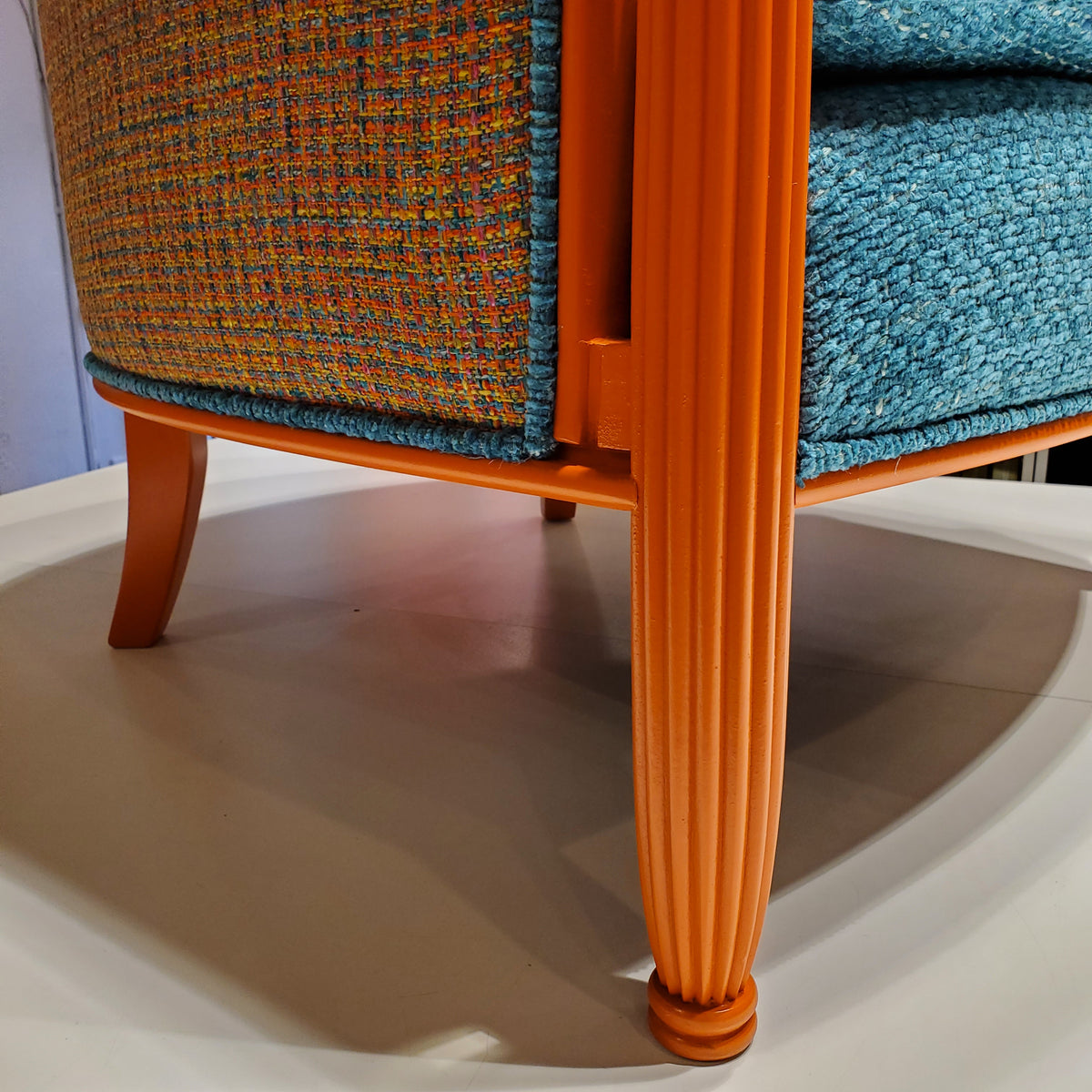 Deco Barrel Chair - SOLD