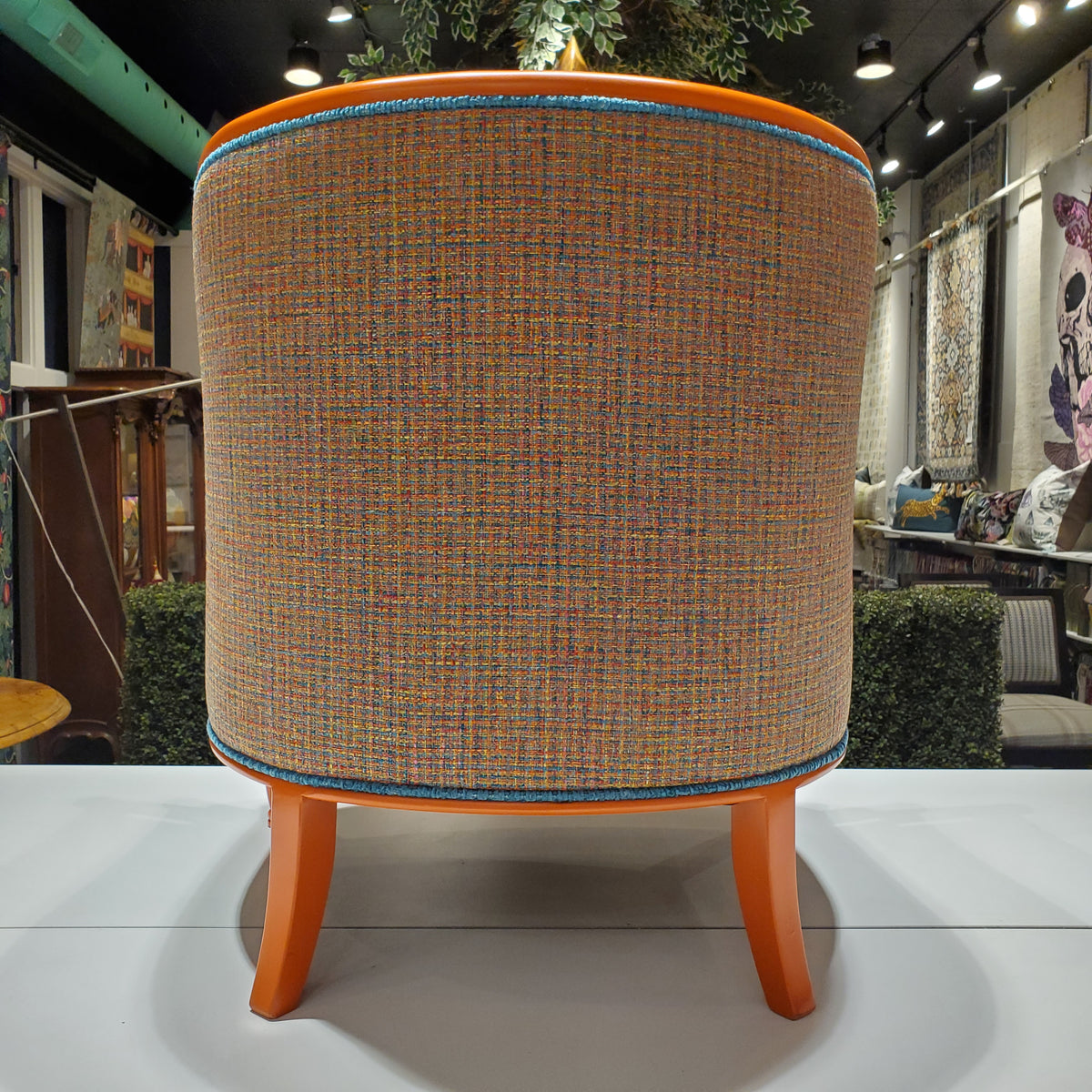 Deco Barrel Chair - SOLD