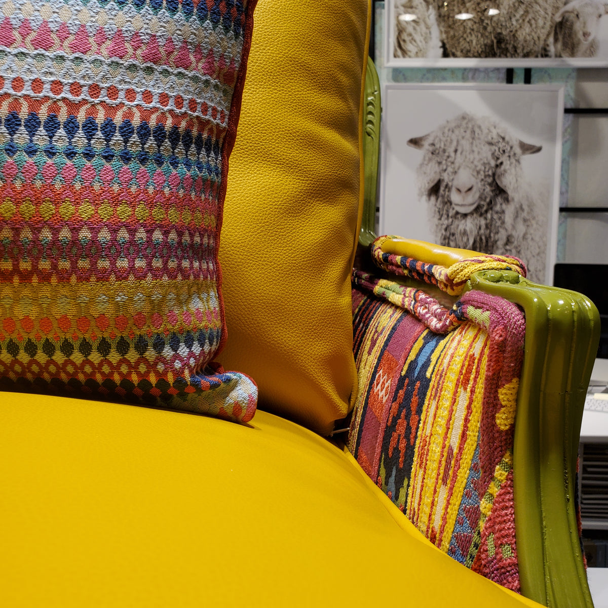 Leather Bergère - SOLD