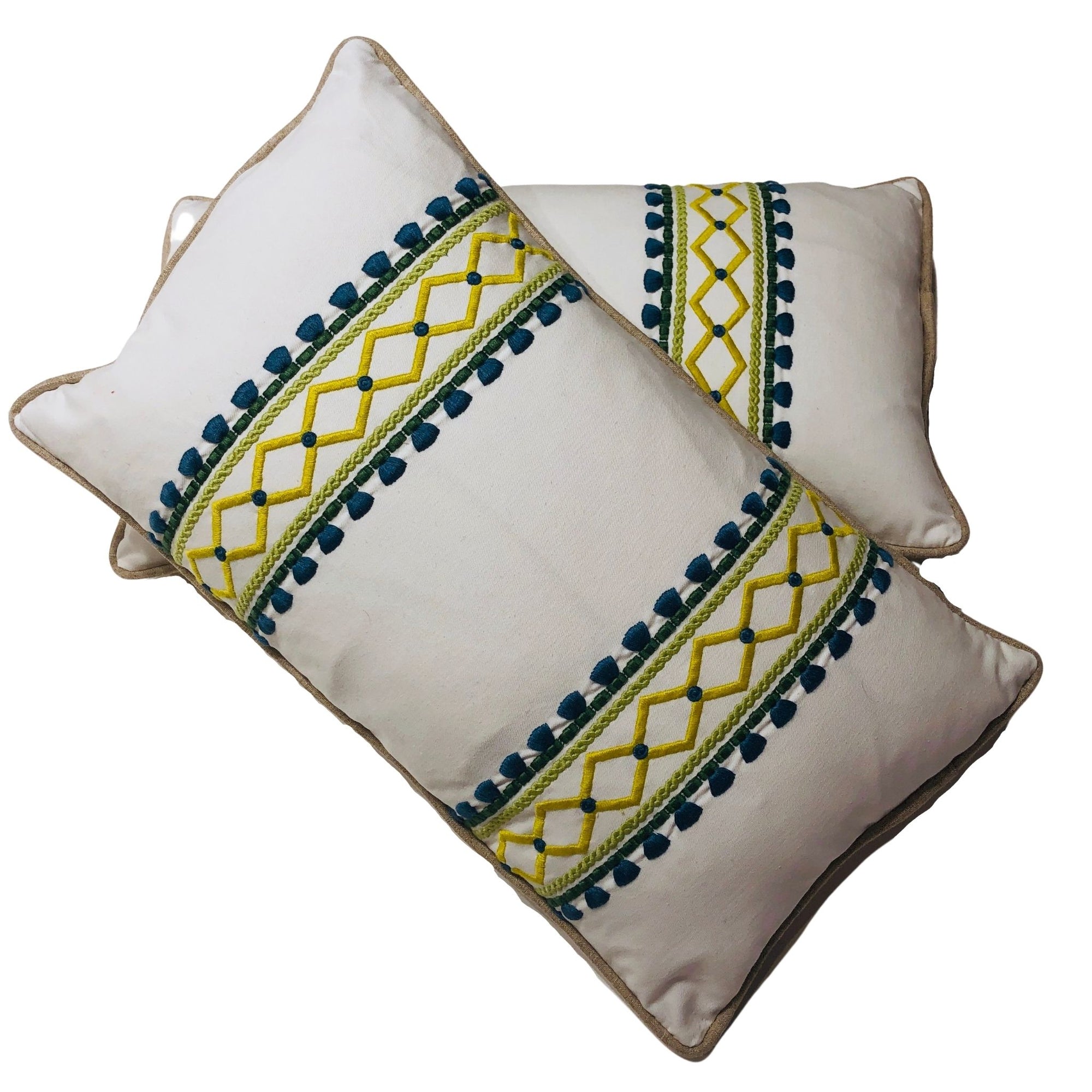 Tulum Lumbar Pillow - Palm