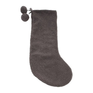 Boucle Stocking (Choice of Red or Grey)