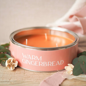 Warm Gingerbread Triple Wick Candle | Large Candle | Holiday
