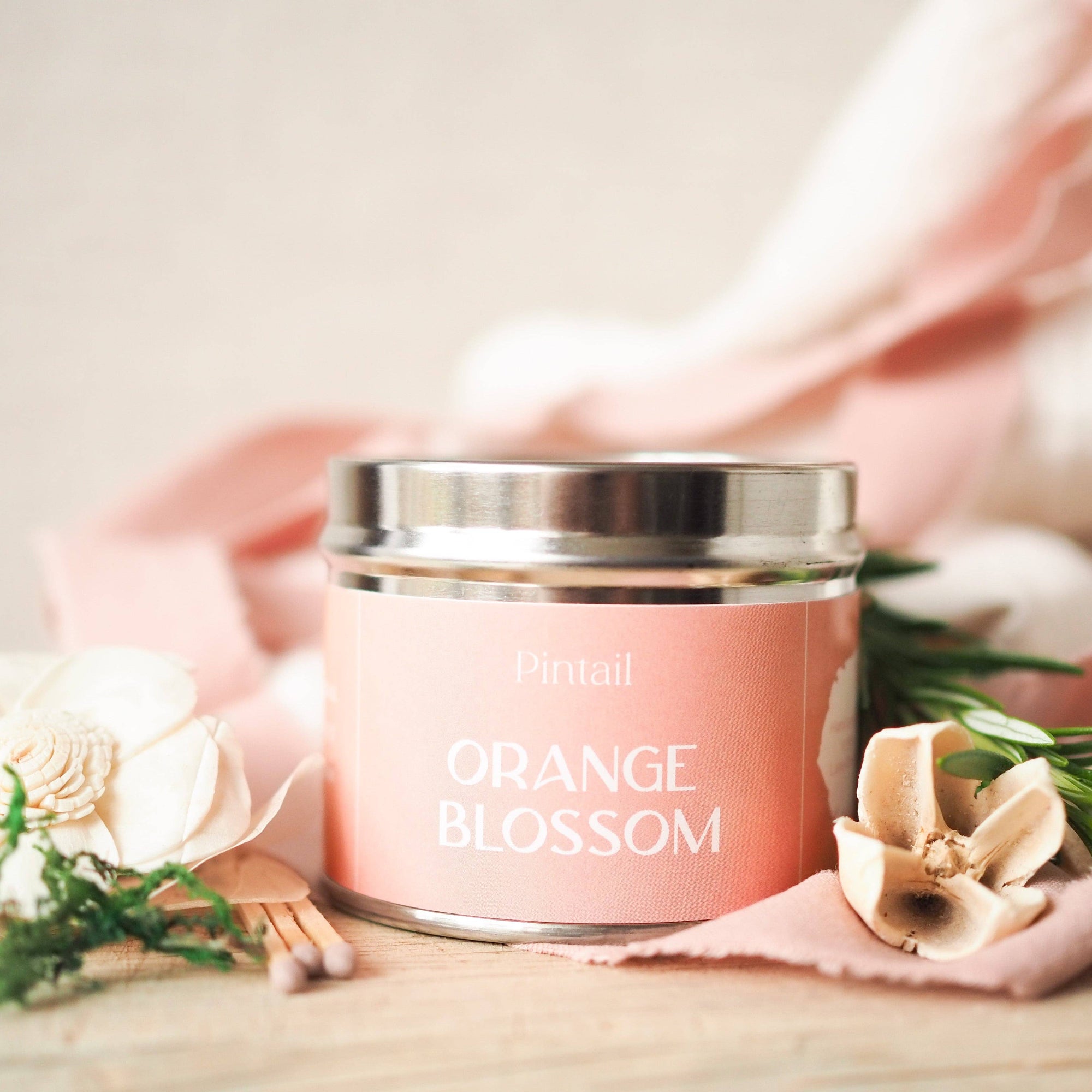 Orange Blossom Classic Tin Candles | Candles in Tins | Gift