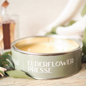 Elderflower Presse Triple Wick Candle | Large Candle in Tin