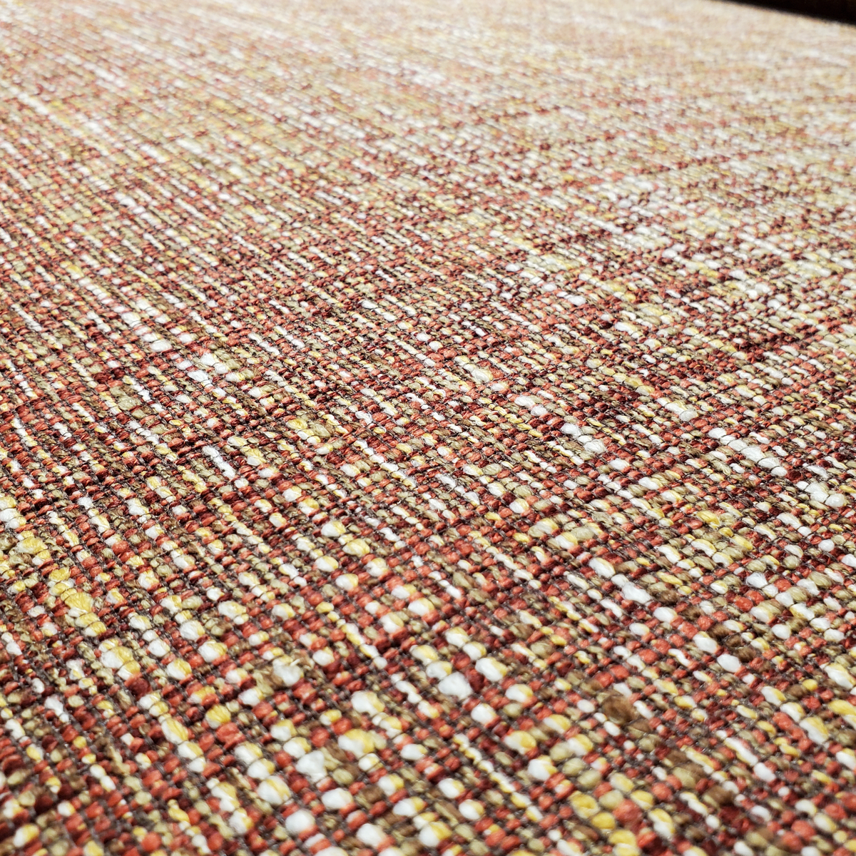 stain-resistant nubbly textured fabric