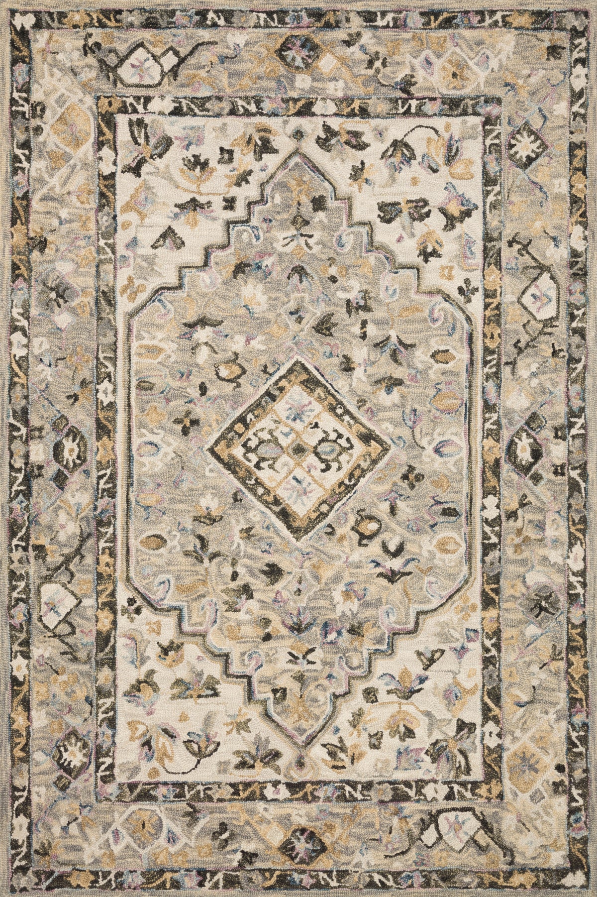 Grey / Ivory - Beatty Rug