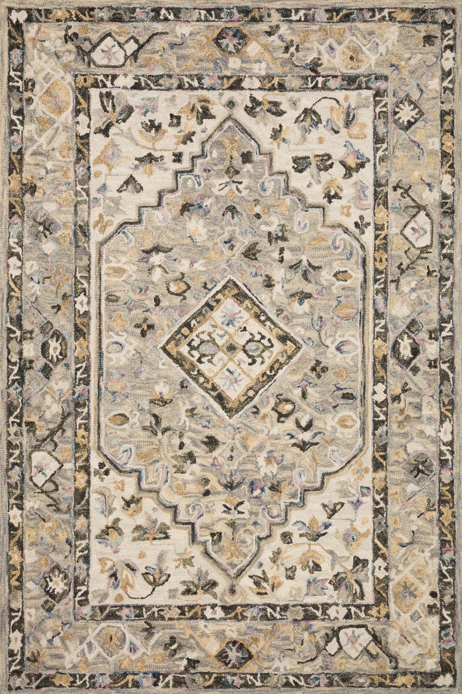 Grey / Ivory - Beatty Rug