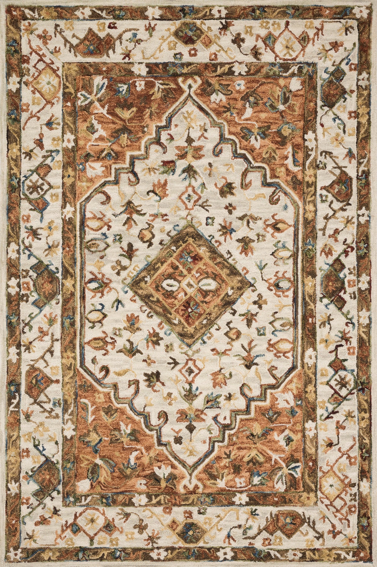 Ivory / Rust - Beatty Rug