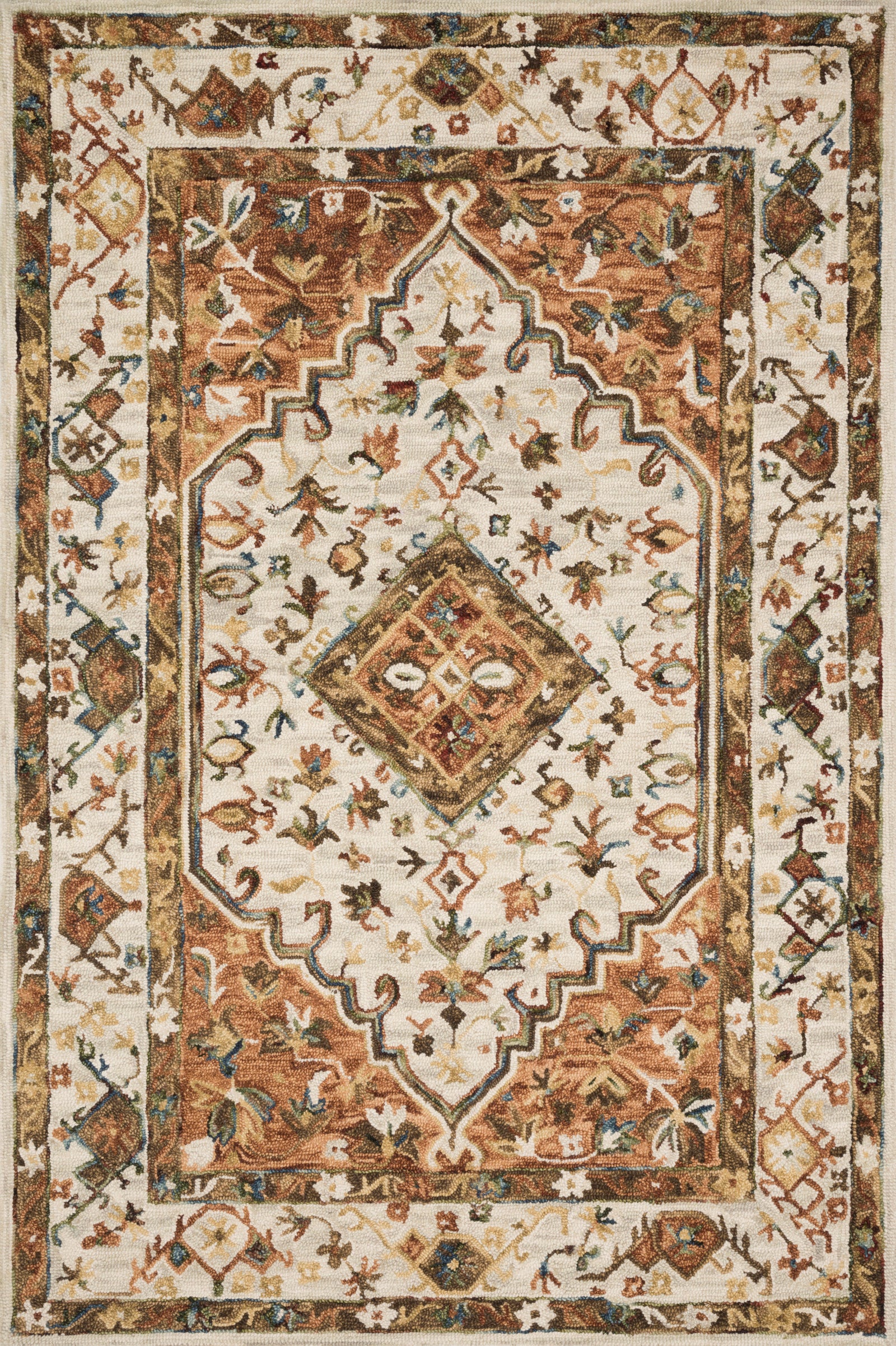Ivory / Rust - Beatty Rug
