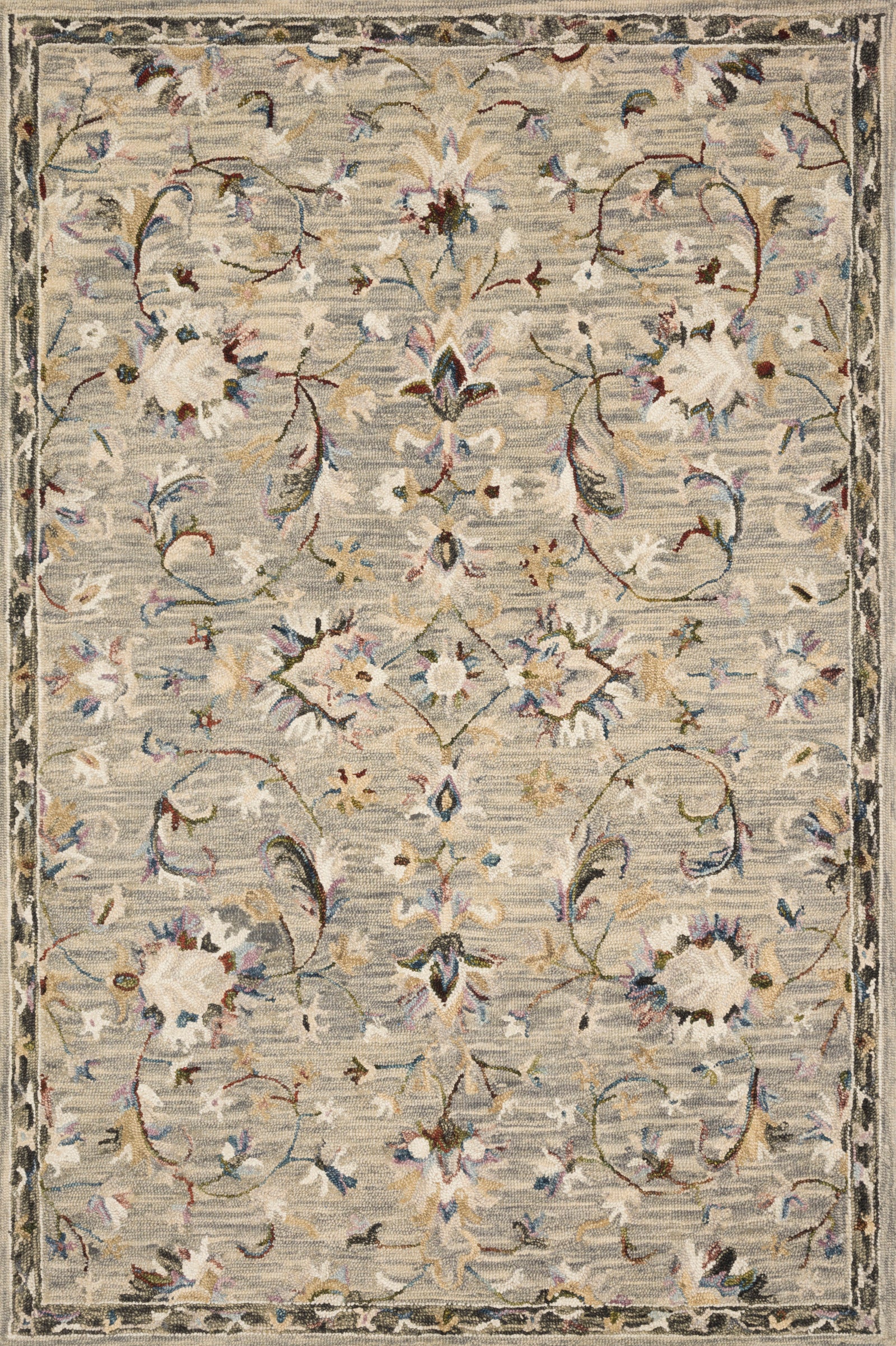 Grey / Multi - Beatty Rug