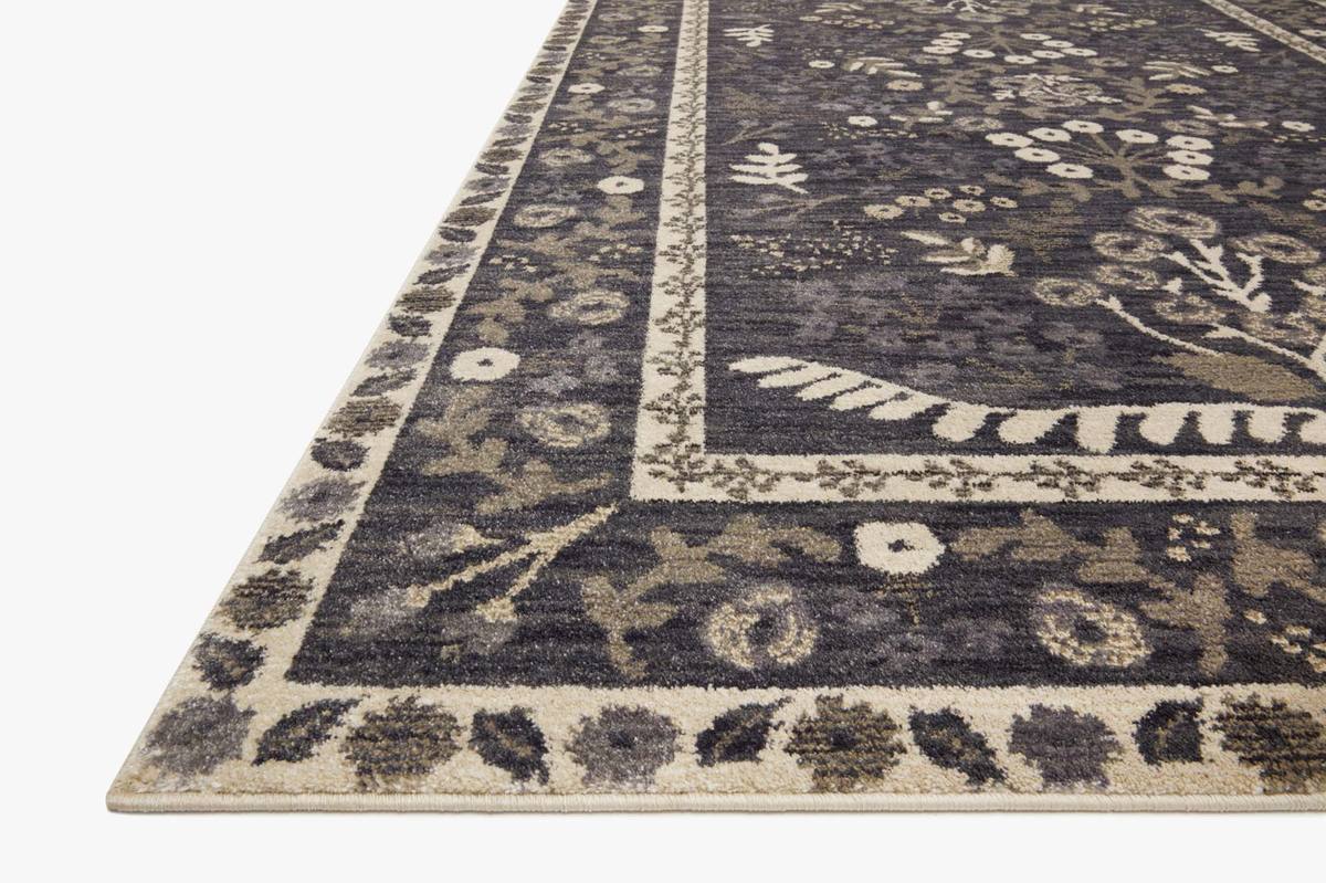 Botanical Charcoal Rug