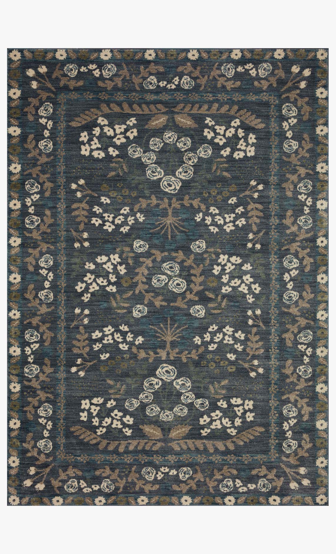 Botanical Navy Rug