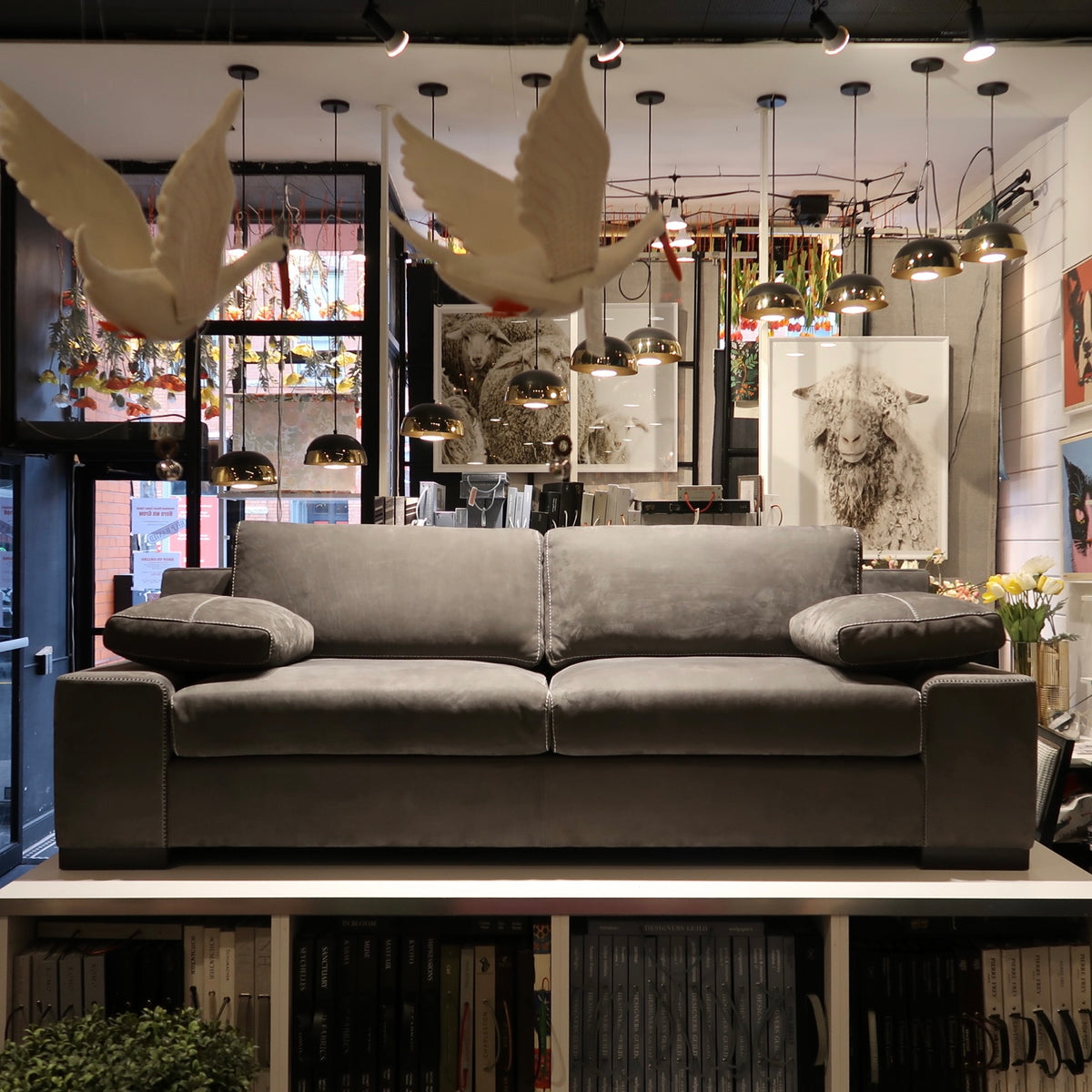 Modena Leather Sofa - SOLD