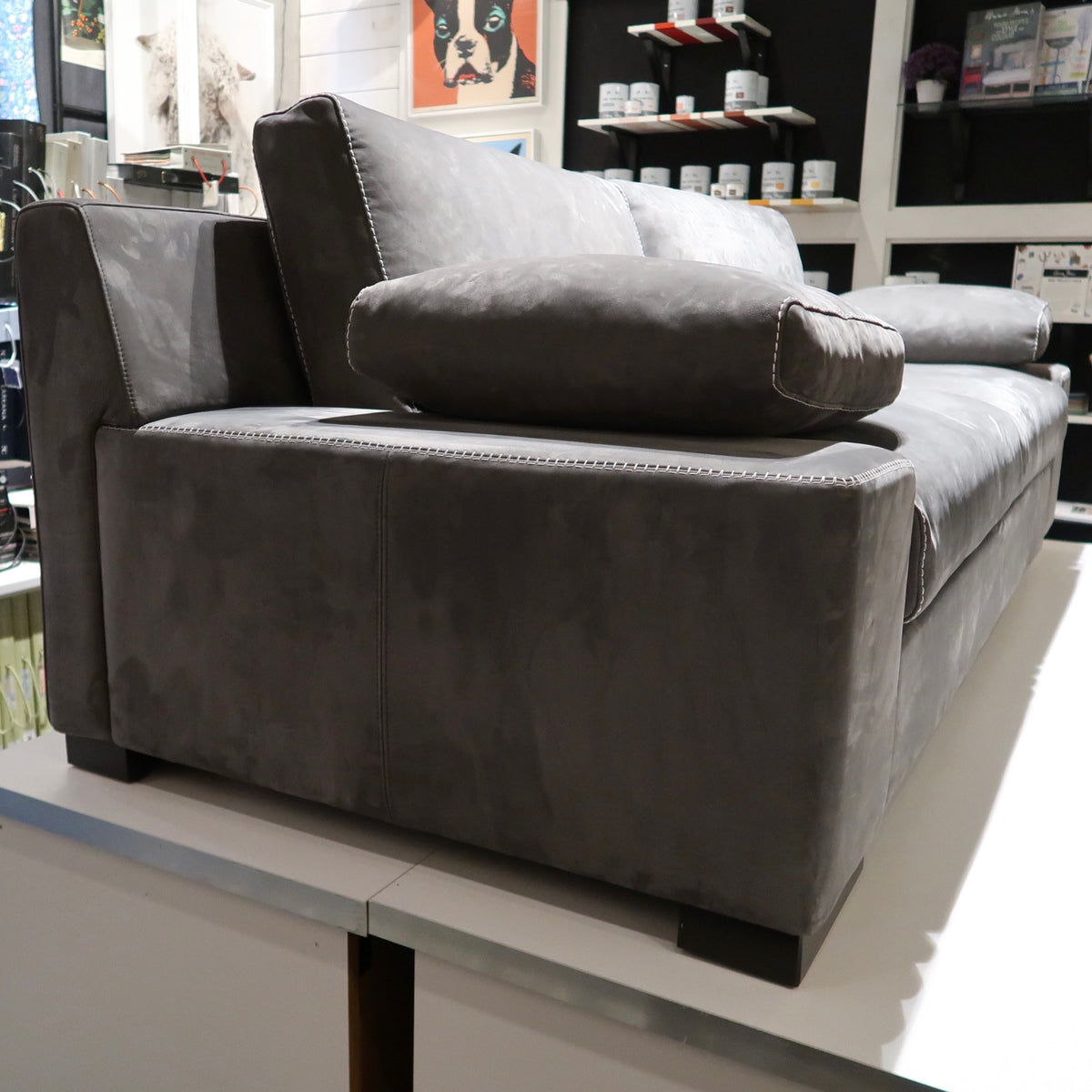 Modena Leather Sofa - SOLD