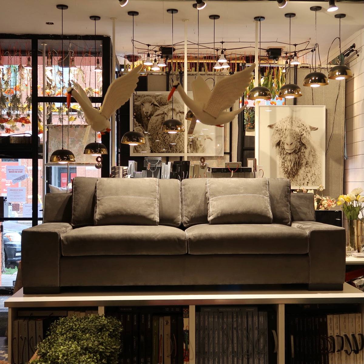 Modena Leather Sofa - SOLD