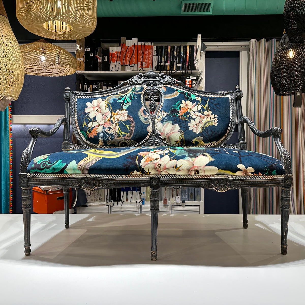 Black Christian LaCroix Settee