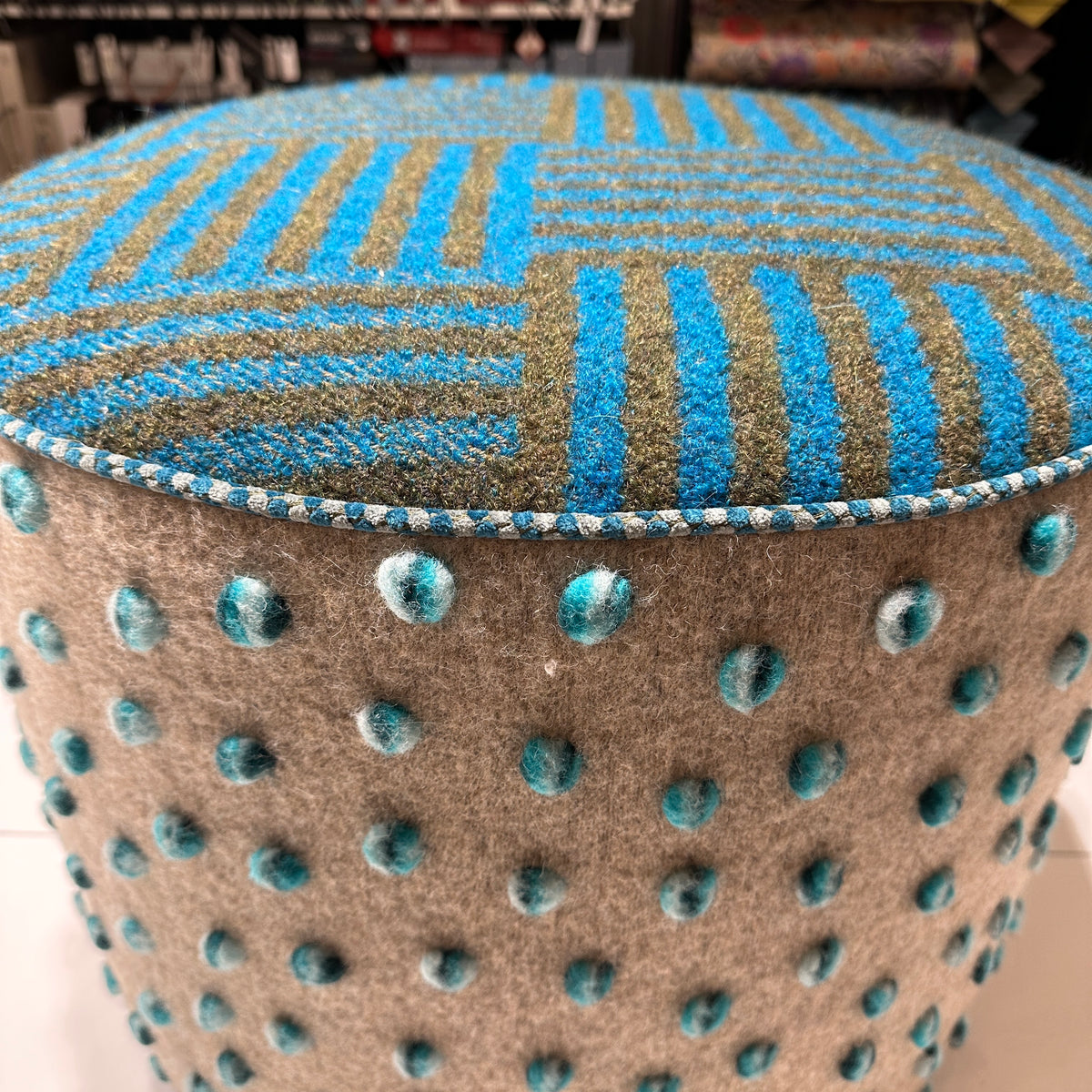 PomPom Ottoman - SOLD