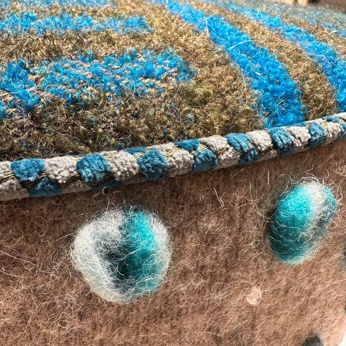 PomPom Ottoman - SOLD