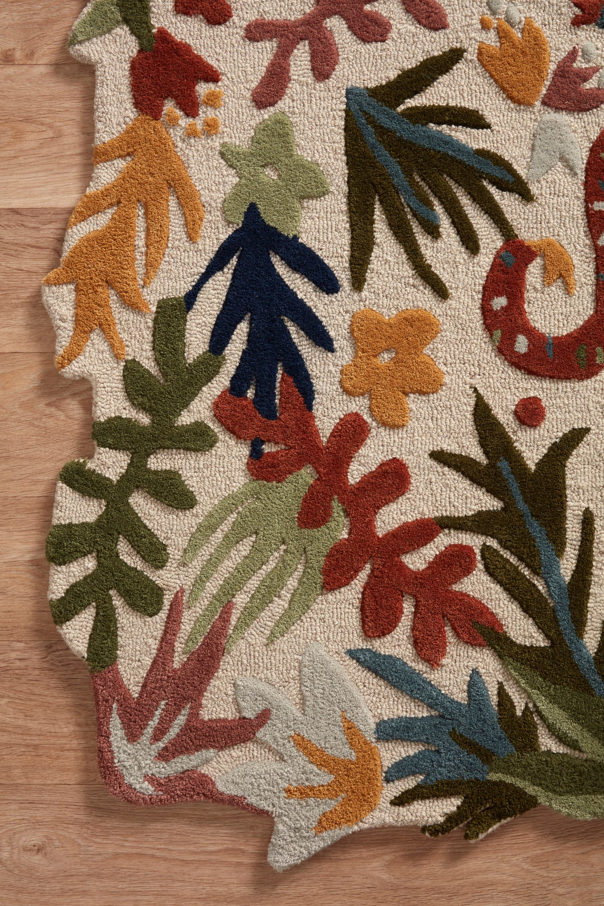 Jungle Animals Ivory Rug 2'3" x 3'9"