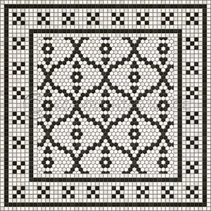 Queen Mosaic (Square, Rectangle)
