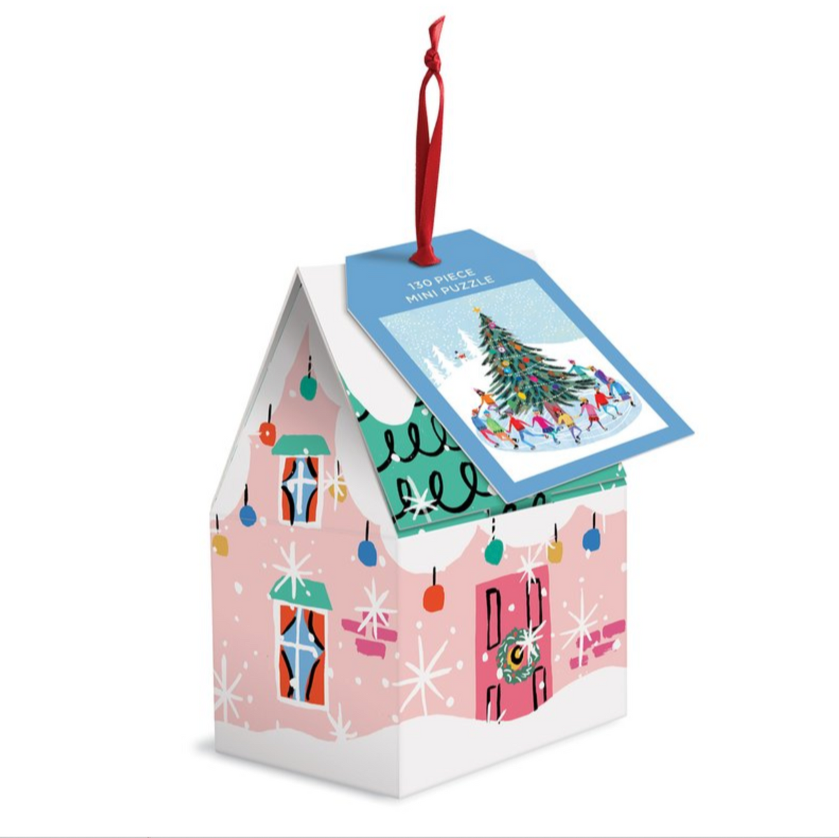 Tree Skaters 130 Piece Puzzle Ornament