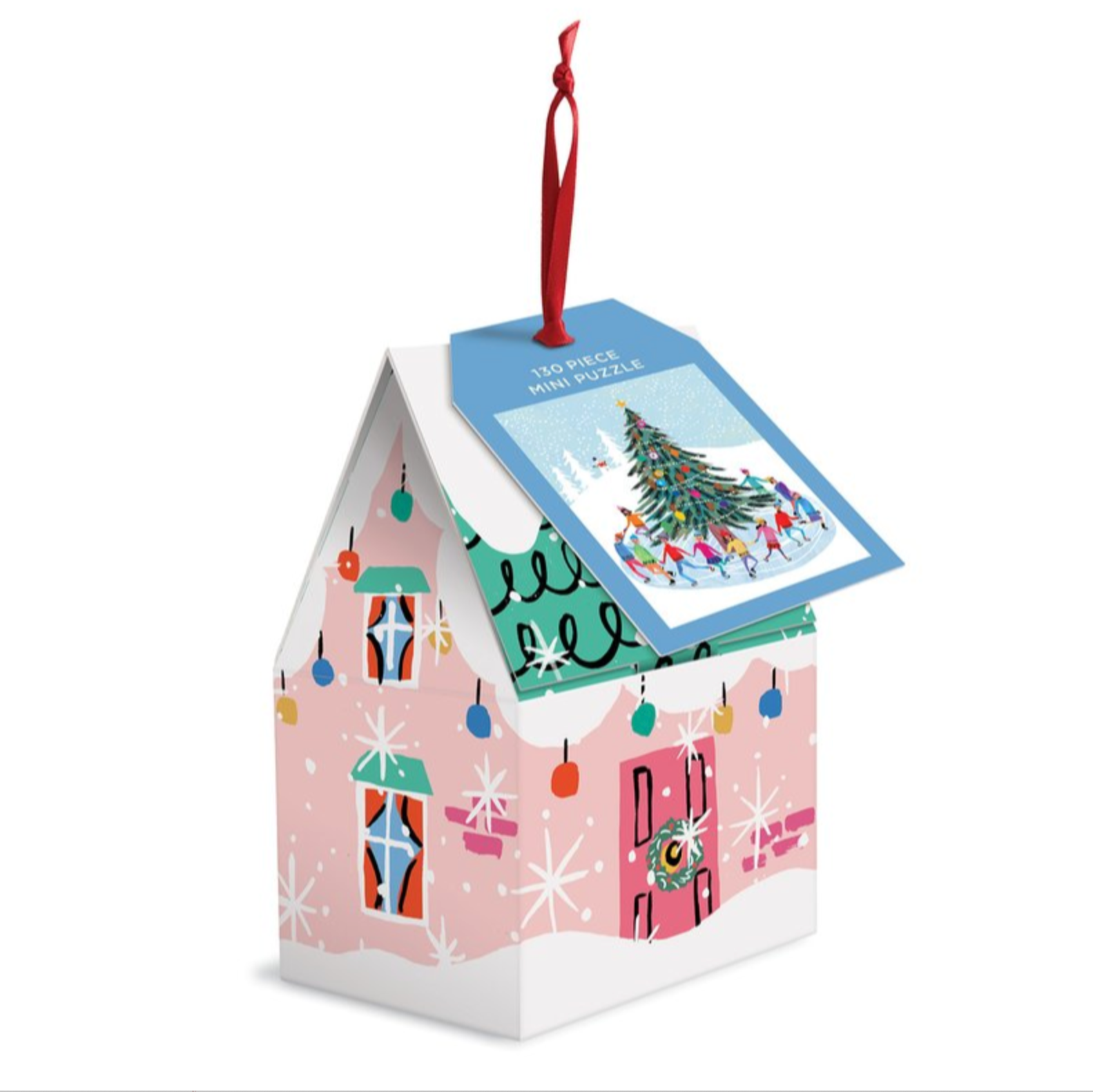 Tree Skaters 130 Piece Puzzle Ornament