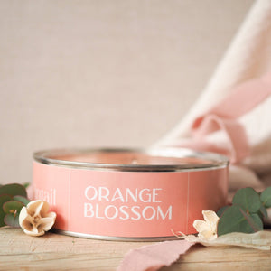 Orange Blossom Triple Wick Candle | Large Candles in Tins
