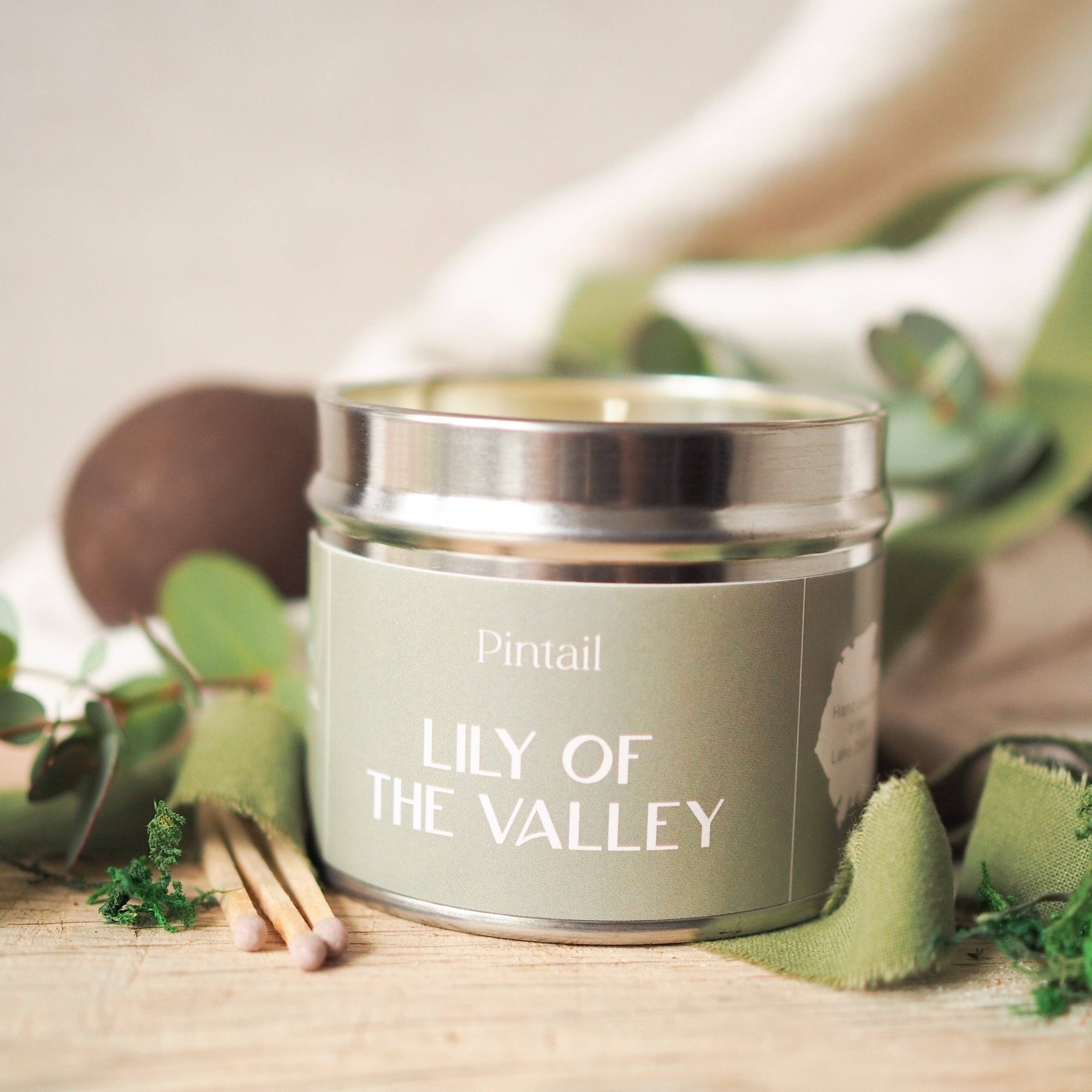 Lily of the Valley Classic Tin Candles | Candles in Tins