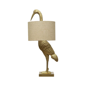 Resin Bird Table Lamp